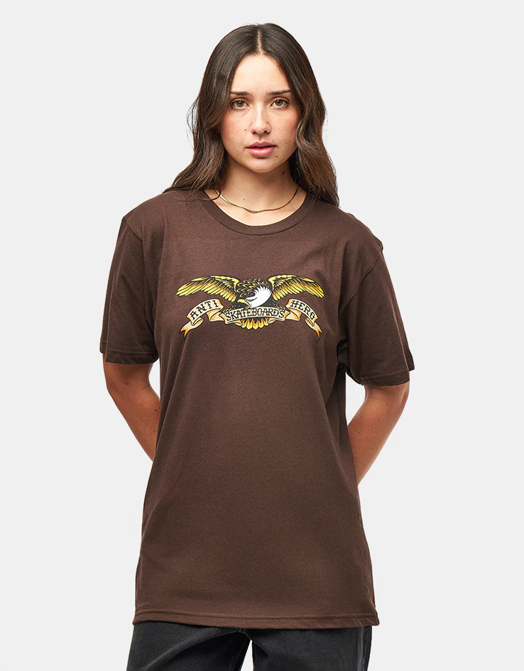 Anti Hero Eagle T-Shirt - Brown - Image 4
