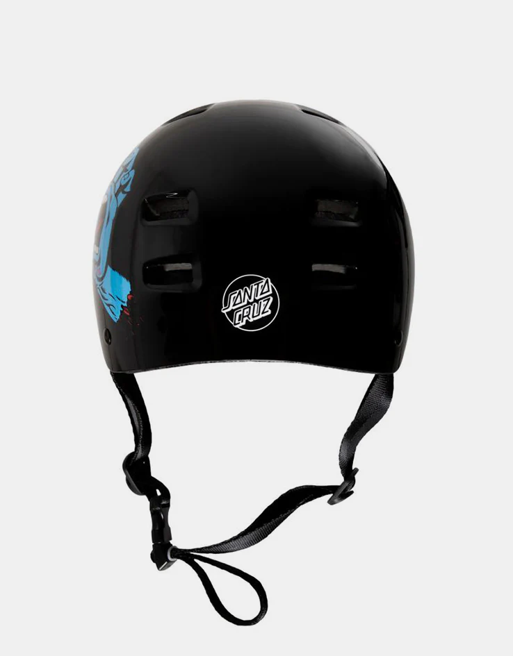 Bullet x Santa Cruz Screaming Hand Junior Helmet - Gloss Black - Image 4