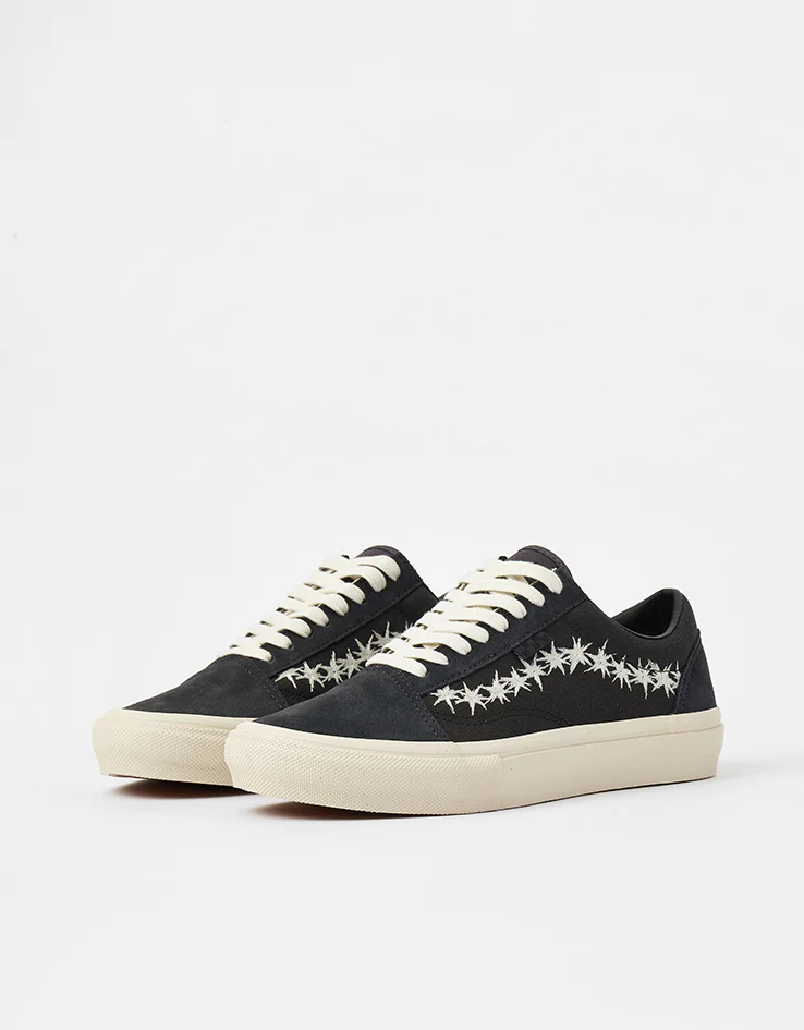 Vans Skate Old Skool Shoes - Splatter Grey - Image 3