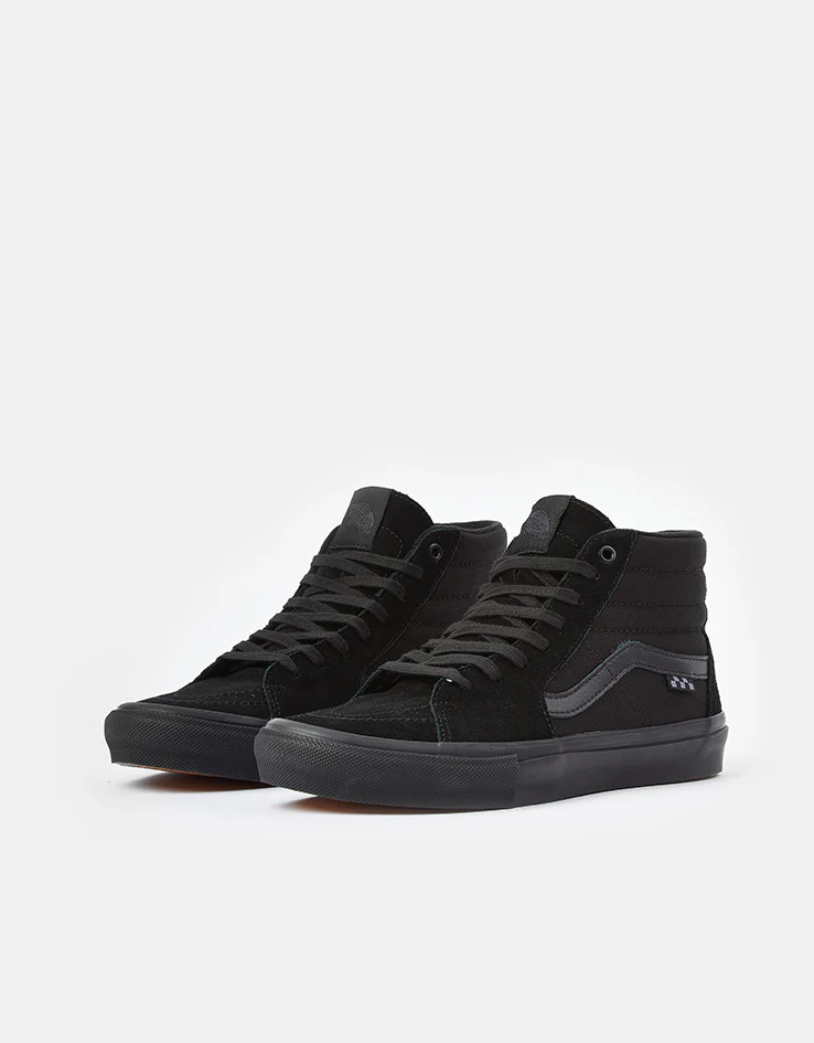 Vans Skate Sk8-Hi Shoes - Black/Black - Image 3