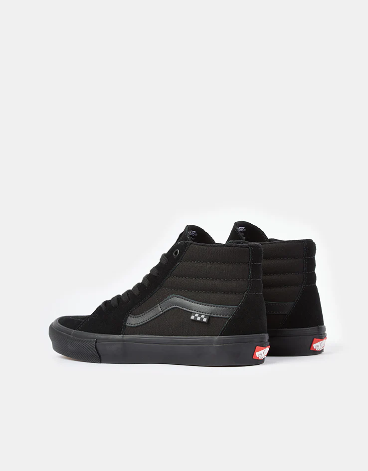 Vans Skate Sk8-Hi Shoes - Black/Black - Image 4